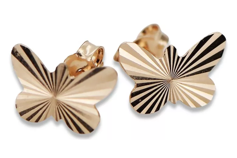 Boucles d’oreilles en or zlotychlopak.pl ★ Échantillon d’or ★ 585 333 Prix bas!