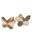 Boucles d’oreilles en or zlotychlopak.pl ★ Échantillon d’or ★ 585 333 Prix bas!