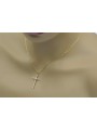 Golden Catholic Cross ★ russiangold.com ★ Gold 585 333 Low price