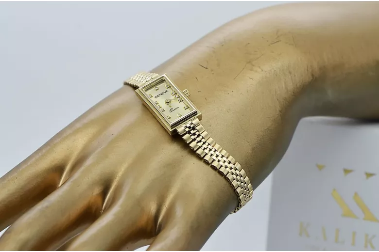 Gold ladies watch ★ zlotychlopak.pl ★ Gold purity 585 333 Low price!