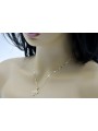 Pendentif Feuille en Or 14k avec Chaîne cpn052yw&cc077y