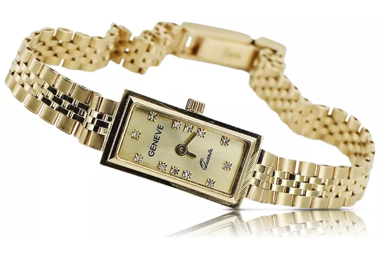 Reloj ★ de oro para damas zlotychlopak.pl Pureza de oro 585 333 ¡★ Precio bajo!