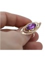 Eleganter Amethyst Ring in Original Vintage 14 Karat Roségold,  vrc189 vrc189