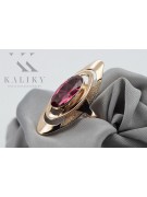 "Bague en Rubis Vintage d'Origine, Or Rose 14 Carats, Réf p" Vintage vrc189