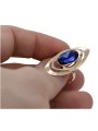 "Bague en Or Rose 14 Carats Vintage avec Saphir d'Origine vrc189" Vintage vrc189