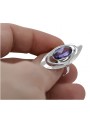 Bague en argent sterling vintage avec Alexandrite vrc189s