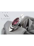 Bague en Argent Sterling avec Rubis Vintage vrc189s