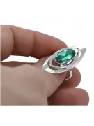 925 Sterling Silber Smaragd Ring, 62.10.10.T vrc189s