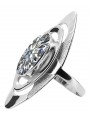 Bague en argent sterling 925, Zircon, Topaze, Tanzanite vrc189s