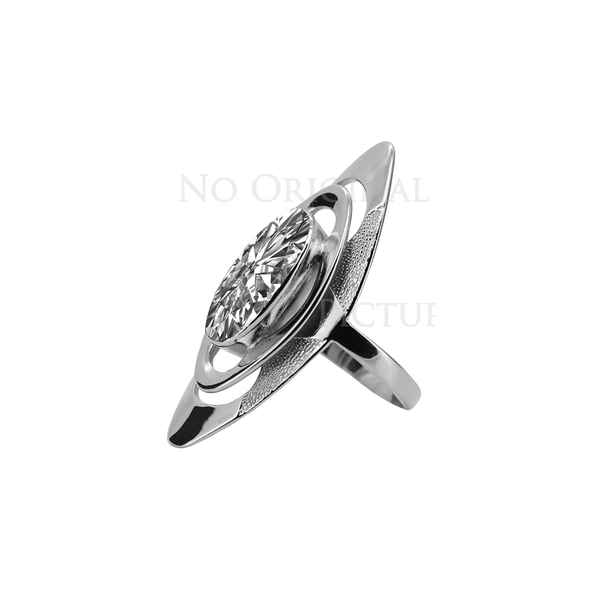 Bague en Argent Sterling Plaqué Or Rose Vintage 925 vrc189rp