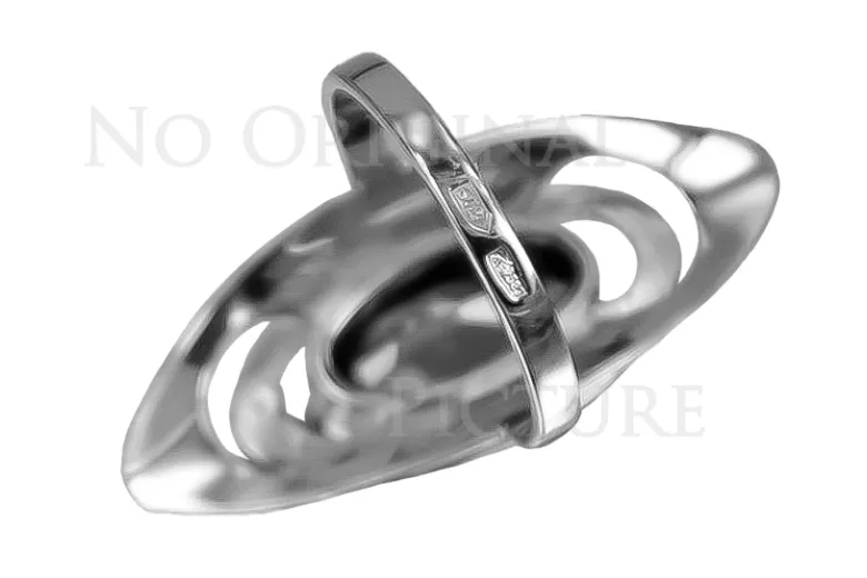 Bague en Argent Sterling Plaqué Or Rose Vintage 925 vrc189rp