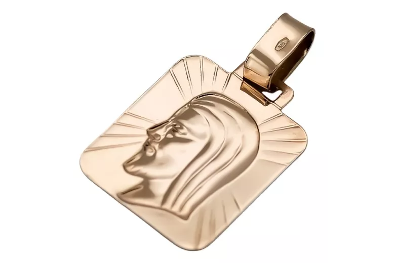 Jezus medallón icono colgante ★ zlotychlopak.pl ★ oro 585 333 precio bajo