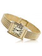 Gold men's watch Geneve ★ zlotychlopak.pl ★ Gold purity 585 333 Low Price!