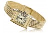 Reloj de Dama Geneve en Oro Amarillo 14k 585 lw035yy&lbw003y