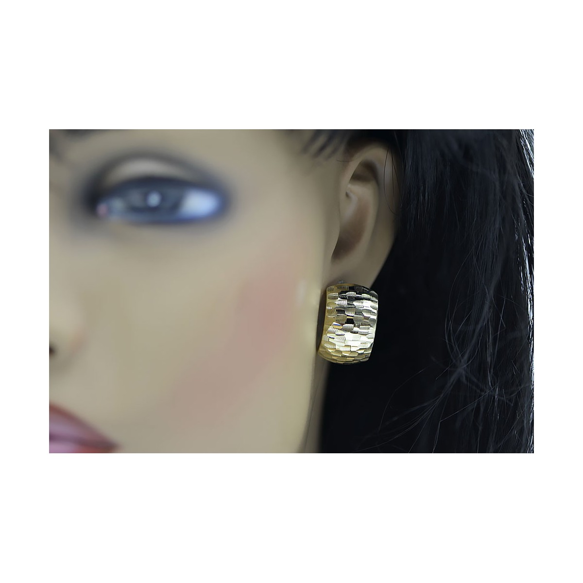 Boucles d'oreilles en or 14 carats ★ https://zlotychlopak.pl/fr/ ★ Or fin 585 333 Pas cher !