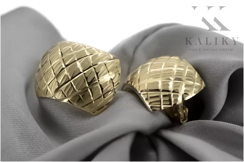 Gold earrings ★ zlotychlopak.pl ★ Gold sample 585 333 Low price!