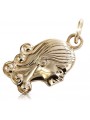 "Pendentif Vintage du Zodiaque en Or Rose 14 Carats sans Pierres" vzp001 vzp001