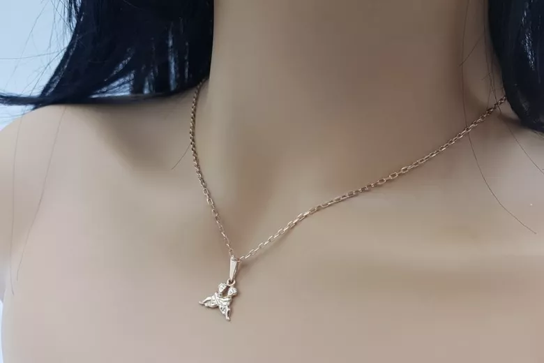 "Colgante Tauro en Oro Rosa Antiguo Original de 14k sin Piedras" vzp009 vzp009