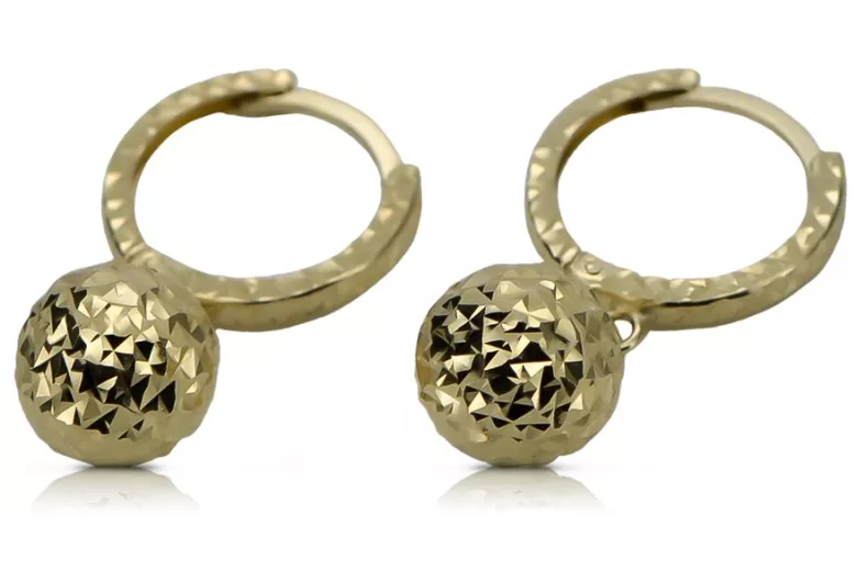 Gold earrings ★ zlotychlopak.pl ★ Gold sample 585 333 Low price!