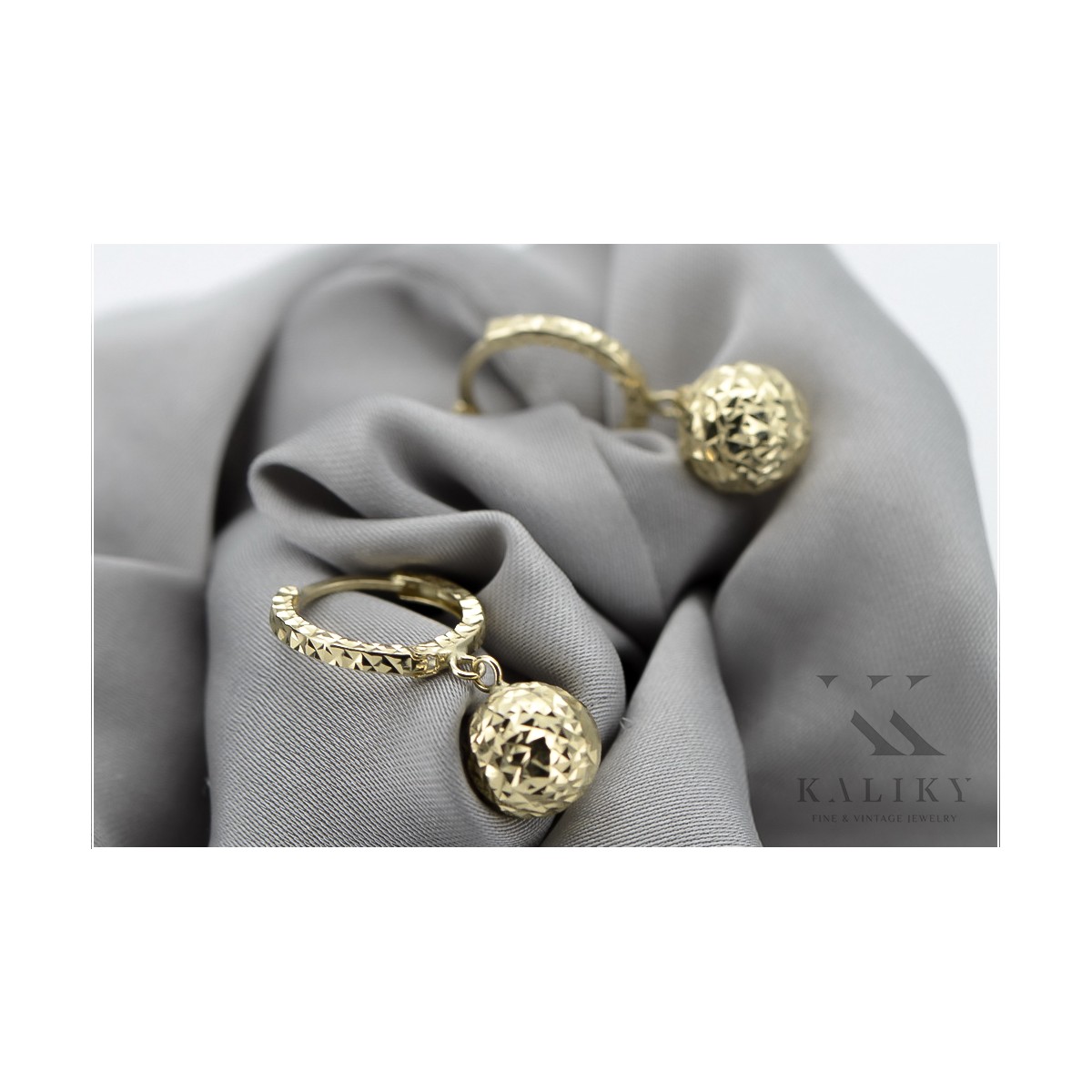 Gold earrings ★ zlotychlopak.pl ★ Gold sample 585 333 Low price!