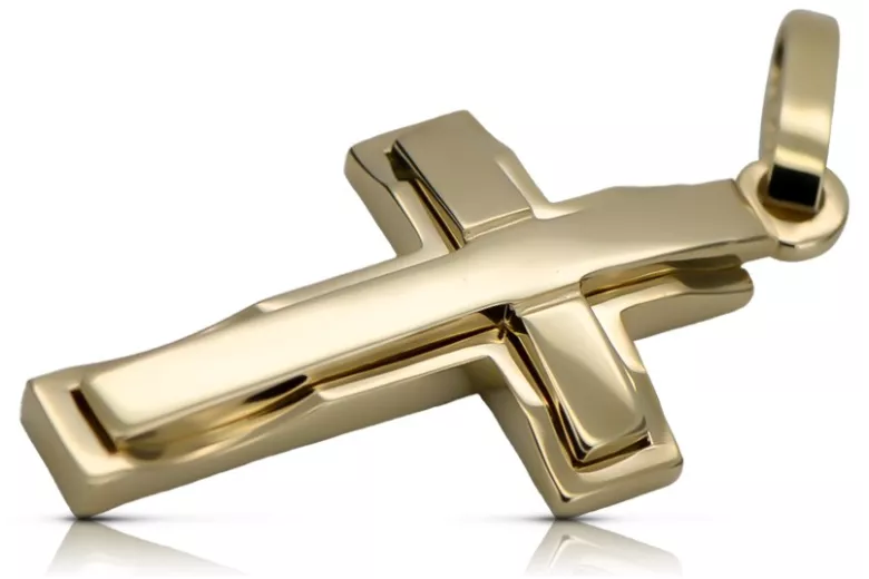 Golden Catholic Cross ★ russiangold.com ★ Gold 585 333 Low price