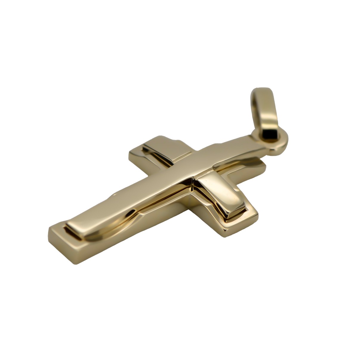 Golden Catholic Cross ★ russiangold.com ★ Gold 585 333 Low price