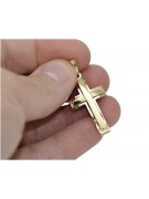 Golden Catholic Cross ★ russiangold.com ★ Gold 585 333 Low price