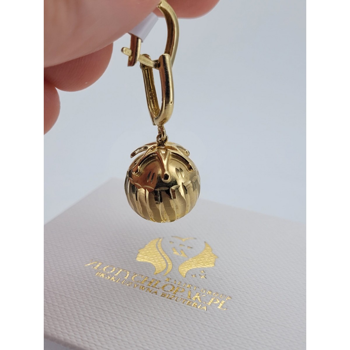 Ohrringe aus 14-karätigem Gold ★ https://zlotychlopak.pl/de/ ★ Feingold 585 333 Günstig!