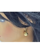 Pendientes de oro de 14k ★ https://zlotychlopak.pl/es/ ★ Oro fino 585 333 ¡Barato!