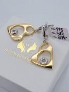 Pendientes de oro de 14k ★ https://zlotychlopak.pl/es/ ★ Oro fino 585 333 ¡Barato!