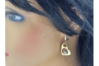 Pendientes de oro de 14k ★ https://zlotychlopak.pl/es/ ★ Oro fino 585 333 ¡Barato!