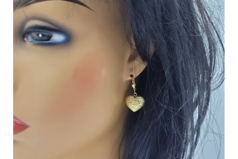 Gold earrings ★ zlotychlopak.pl ★ Gold sample 585 333 Low price!