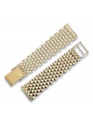 14K Yellow Gold Adjustable Bracelet for Men mbw005y