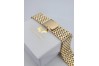 Pulsera de reloj de hombre de oro amarillo de 14 quilates mbw013y