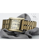 Reloj de pulsera en oro amarillo de 14k para hombre "Geneve" mw009y&mbw007y21cm