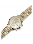 Montre pour homme en or jaune 14k 585 Genève mw005ydy&mbw013y