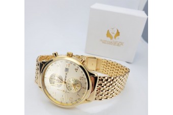 Reloj de hombre en oro amarillo 14k 585 Geneve mw005ydy&mbw013yo