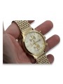 Reloj de hombre en oro amarillo 14k 585 Geneve mw005ydy&mbw013yo