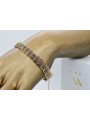 14 Karat Roségold Armband mit Vintage rosa Stein - 18c vb004