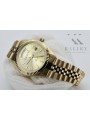 Желтое золото 14k 585 мужские наручные часы Geneve mw013ydy&mbw018y