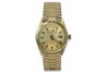 Montre en or jaune 14k 585 pour homme Geneve mw013ydy&mbw006yo