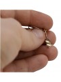 "No Stones Original Vintage 14K Rose Gold Leaf Earrings" ven028 ven028