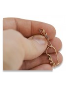 "Original Vintage 14K Rose Gold Leaf Earrings with No Stones" ven032 ven032