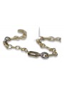 Bracelet en or italien 14 carats jaune et blanc, 18,5c cb148yw