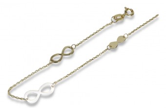 Bracelet ★ en or rose jaune russiangold.com ★ Or 585 333 Prix bas