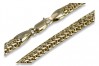 Итальянская желтое золото Кайзер цепь 14k cc039y