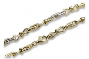 Chaîne en or jaune italien 14 carats 60 cm cc061yw