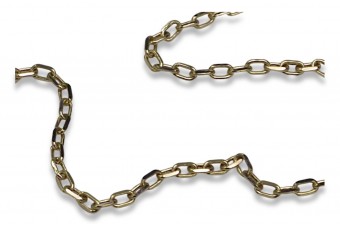 Yellow rose gold chain ★ russiangold.com ★ Gold 585 333 Low price