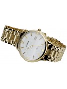 Reloj de oro para hombre Geneve ★ zlotychlopak.pl ★ Pureza de oro 585 333 Precio bajo!