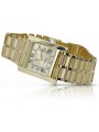 Italienische Gelbgold Herrenuhr Genf Armbanduhr 14 Karat. mw009y&mbw007y21cm